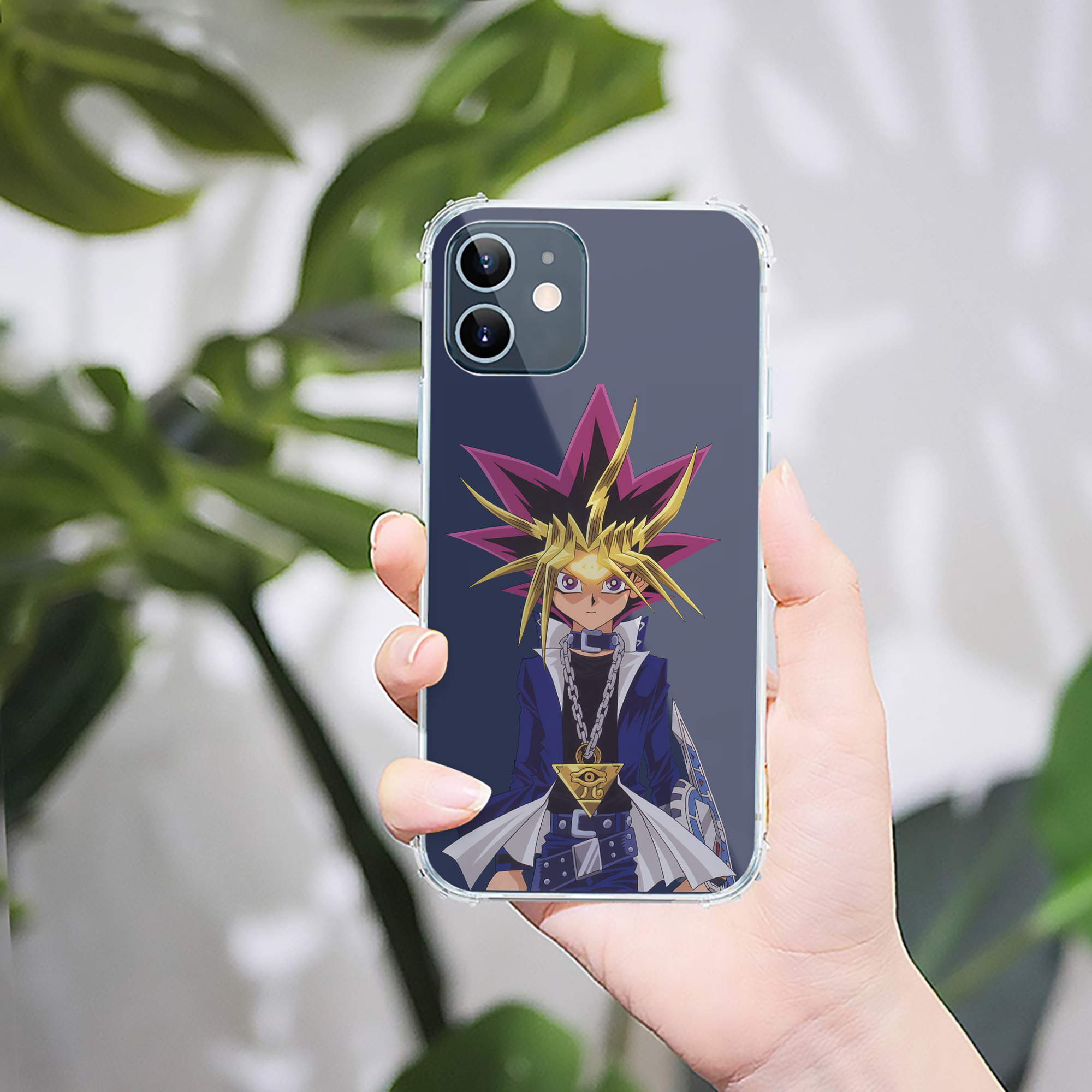（画像用） 遊☆戯☆王 Yu-Gi-Oh! 【iPhone 12シリーズ対応】透明スマホケース（クリアソフトケース）
